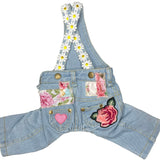 Floral Patchwork Overalls