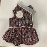 Blackberry Tweed Dress