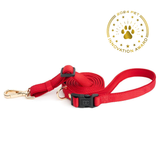 Hands-free Adjustable Dog Leash - Red