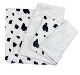 Double Layered Ultra Plush Moo Cow Blanket