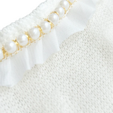 Dream Pearls Dog Sweater - Ivory