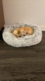 Mr. Peanut's 23" OrthoPlush® Pet Bed - Gray Two Tone