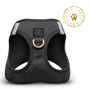 Luxe No-Pull Step-In Dog Harness - Black