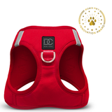 Luxe No-Pull Step-In Dog Harness - Red