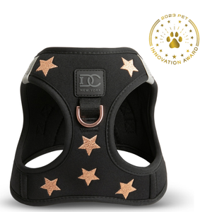 Luxe No Pull Step-In Dog Harness - Embroidered Rockstar