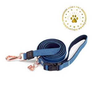 Hands-free Adjustable Dog Leash - Denim