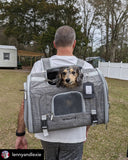 Mr. Peanut's Monterey Series Horizontal Backpack Airline Compliant Pet Carrier