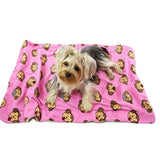 Double Layered Silly Monkey Fleece/Ultra-Plush Blanket - Pink