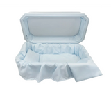 Platinum Pet Casket, Blue