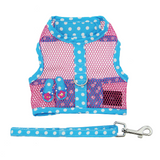 Cool Mesh Dog Harness Under the Sea Collection - Pink and Blue Flip Flop