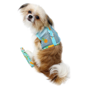 Cool Mesh Dog Harness Under the Sea Collection - Pineapple Luau