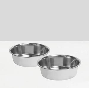 Bronze Double Bowl Pet Feeder | Options