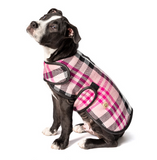 Pink Plaid Blanket Dog Coat