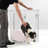 Clear Dog Crate to Gate | Medium