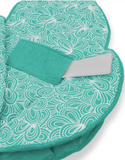 Sweet Goodbye Cloud® Eco-Friendly Soft Pet Casket - Burial & Cremation Ceremony Kit - Aqua