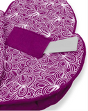 Sweet Goodbye Cloud® Eco-Friendly Soft Pet Casket - Burial & Cremation Ceremony Kit - Magenta