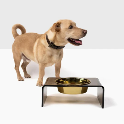 Bronze Single Bowl Pet Feeder | Options