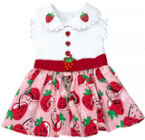 Dog Strawberry Picnic Dress 