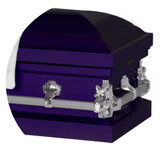 Steel Pet Casket - Purple