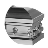 Steel Pet Casket - Silver