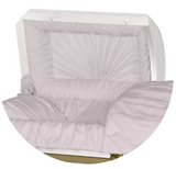 Steel Pet Casket - White & Gold (Pink interior)