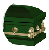 Steel Pet Casket - Green