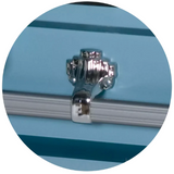 Steel Pet Casket - Light Blue