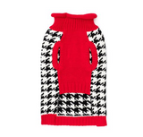 Houndstooth Sweater & Scarf Set