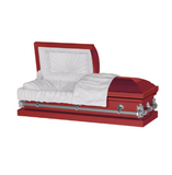 Steel Pet Casket - Red