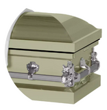 Steel Pet Casket Almond