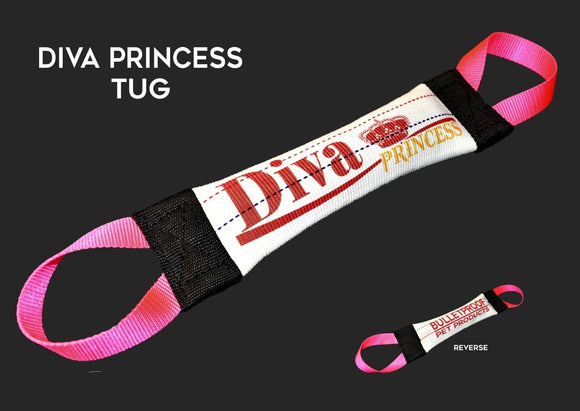 DIVA PRINCESS FIRE HOSE TRAINING TUG - Bulletproof Pet Products Inc