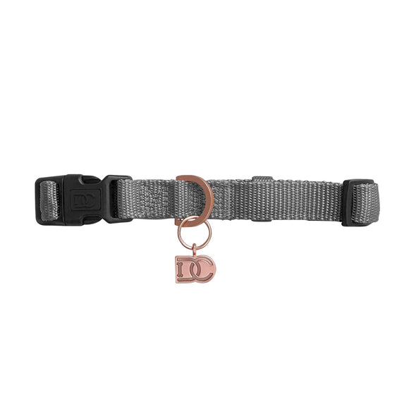 Luxe Dog Collar - Steel