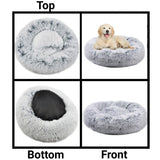 Mr. Peanut's 23" OrthoPlush® Pet Bed - Gray Two Tone