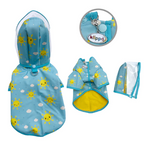 Clear View Happy Sunshine Raincoat with Fleece Lining and Detachable Hood