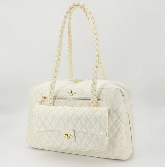 Porsha Carrier - Cream - Le Pet Luxe