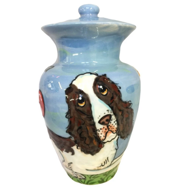 English Springer Spaniel Dog Urn