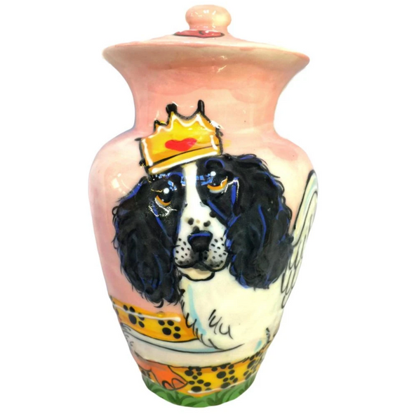 English Springer Spaniel Dog Urn