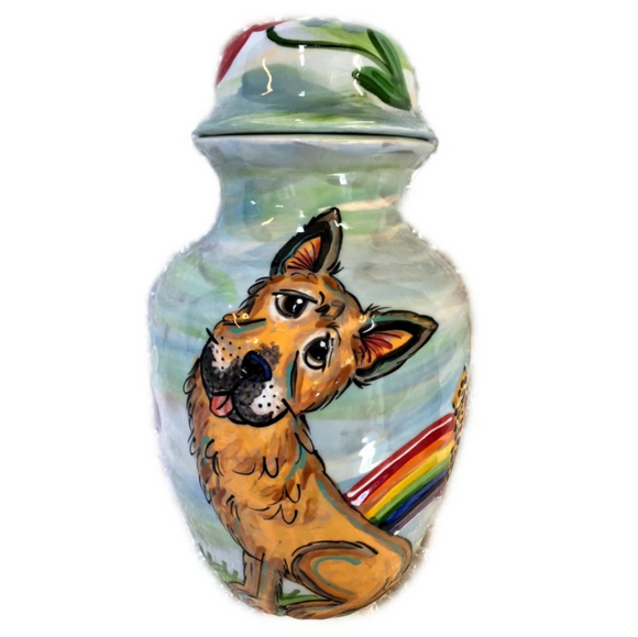 German Shepherd Dog Urn