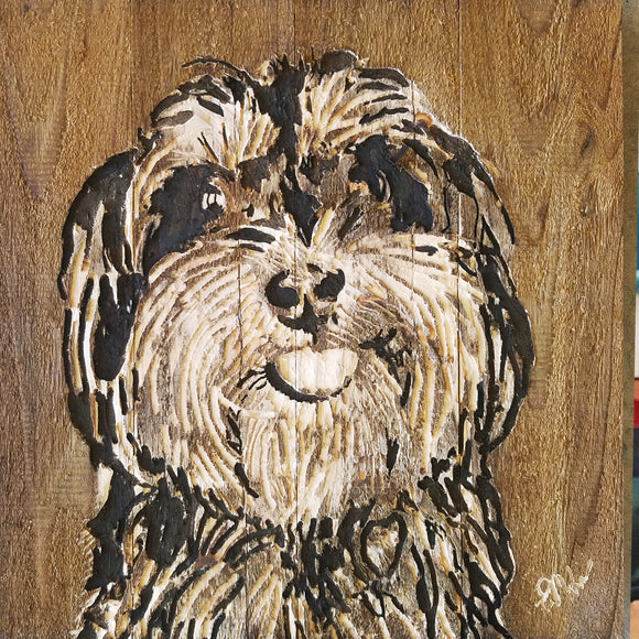 Signed in Wood ~ Keke