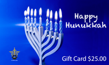 Gift Card ~ Happy Hanukkah