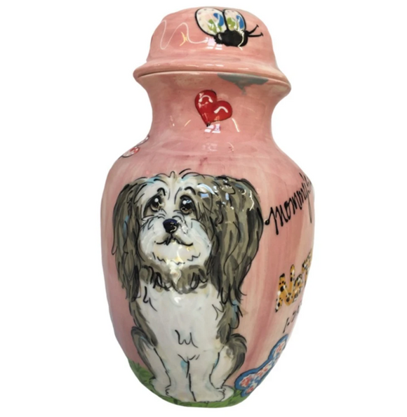 Lhasa Apso Dog Urn