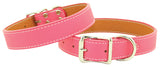 Tuscan Leather Dog Collar ~ Fun Colors - Le Pet Luxe