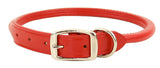 Rolled Leather Dog Collar - Le Pet Luxe