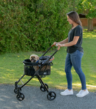 View 360 Booster Travel System ~ Grey Animal - Le Pet Luxe