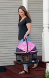 View 360 Booster Travel System ~ Pink Floral - Le Pet Luxe