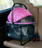 View 360 Booster Travel System ~ Pink Floral - Le Pet Luxe