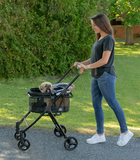 View 360 Booster Travel System ~ Silver Pearl - Le Pet Luxe