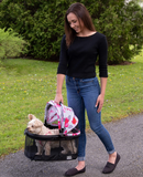 View 360 Pet Carrier ~ Floral - Le Pet Luxe