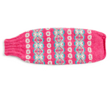 Alpaca Rose Fairisle Dog Sweater - Le Pet Luxe