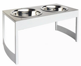 Indus Steel Dog Diner - Le Pet Luxe